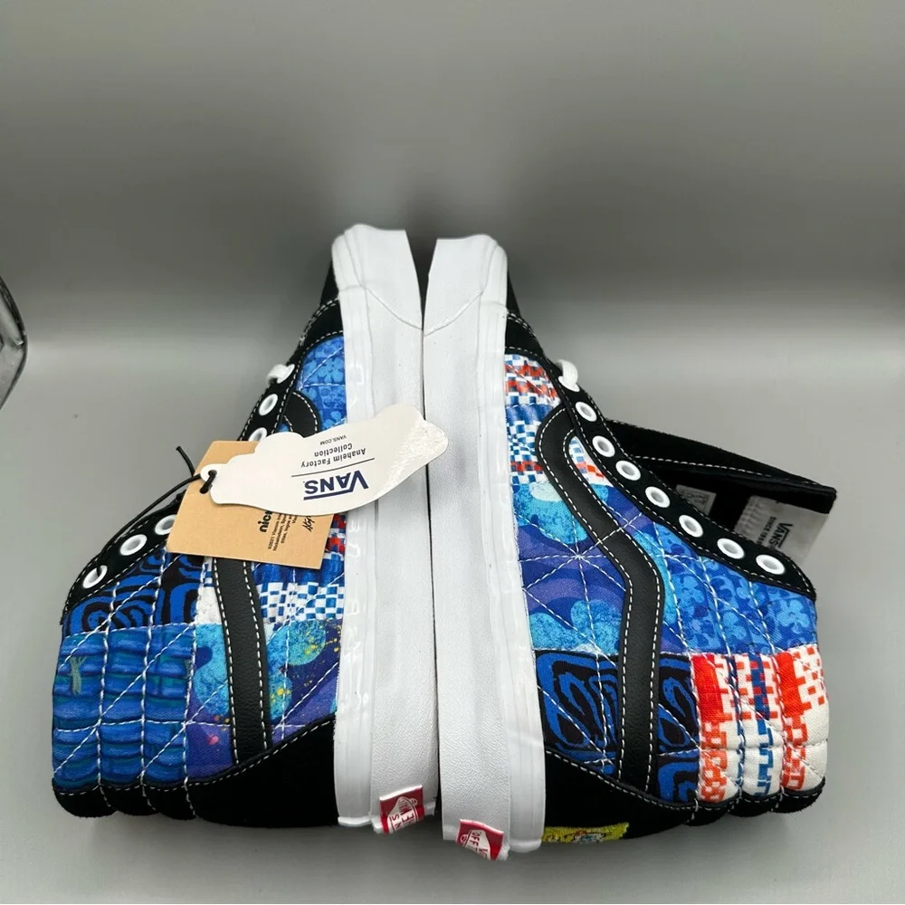 Vans X Sandy Liang Spongebob High Patchwork Sneakers Unisex Men 6/Women 7.5 - Picture 7 of 11